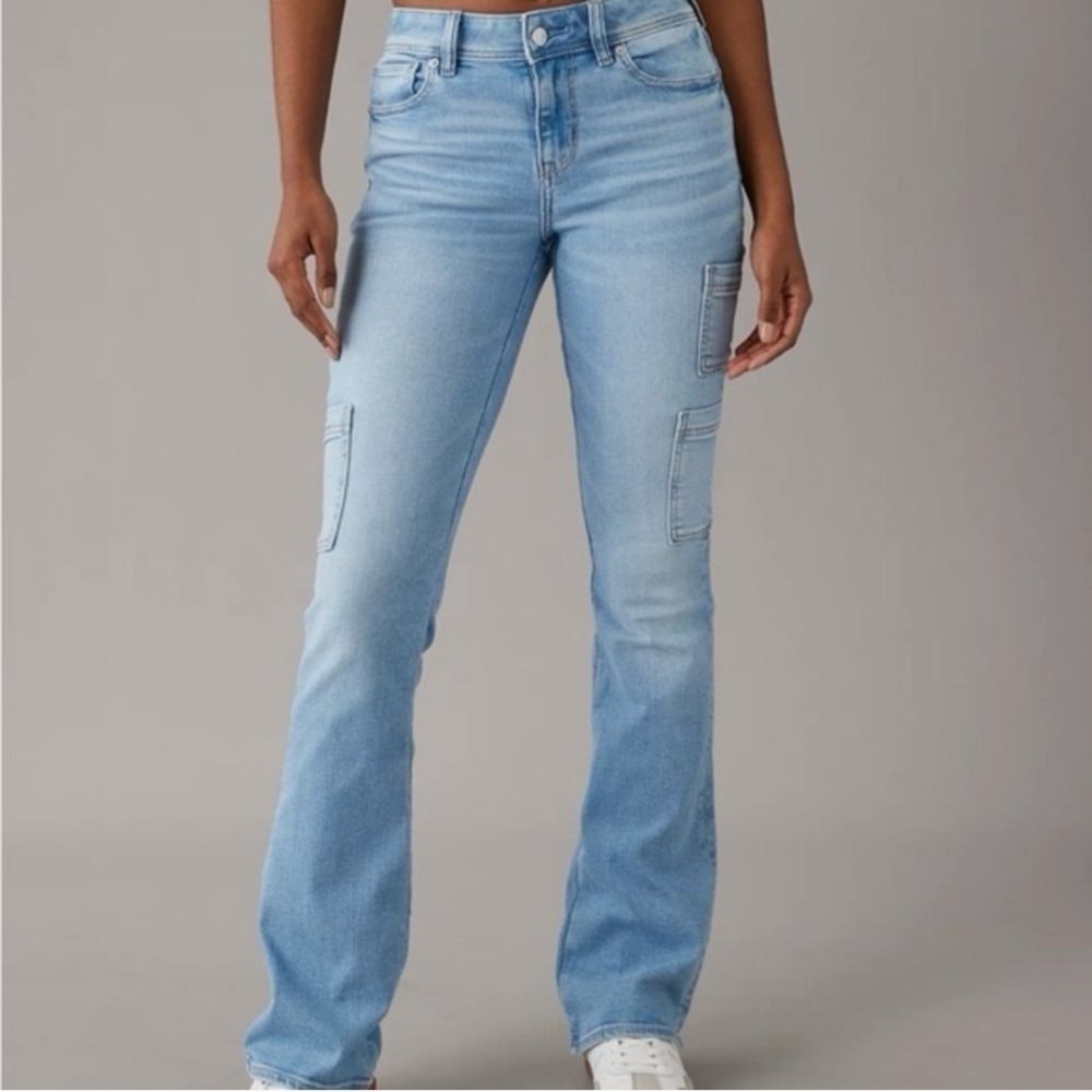 American Eagle Kick Boot Cargo Jean